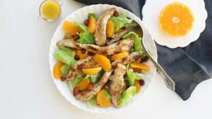 סלט קלמנטינות וחזה עוף. | אפרת ליכטנשטט