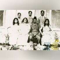 בני משפחת בצרי. למעלה משמאל: יוסף. | באדיבות נאג'י אברץ וארכיון מוזיאון יהדות בבל, אור־יהודה