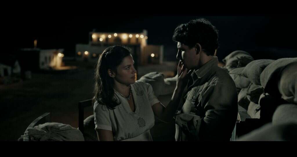 עבודה קשה. גלמן וג'וי ריגר בסרט "תמונת הניצחון". | עמית יסעור