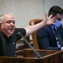 ח"כ דודי אמסלם במליאת הכנסת. | נועם מושקוביץ, דוברות הכנסת