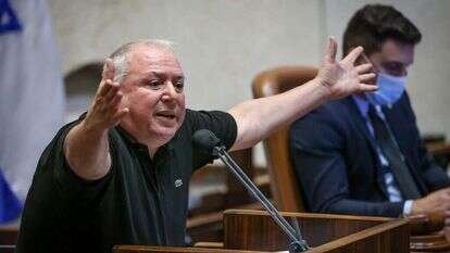 ח"כ דודי אמסלם במליאת הכנסת. | נועם מושקוביץ, דוברות הכנסת