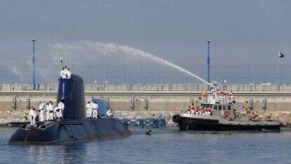 אירוע קבלת הצוללת "רהב" בנמל חיפה, ינואר 2016. | רוייטרס אירוע קבלת הצוללת "רהב" בנמל חיפה, ינואר 2016. | רוייטרס