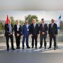 הנציגים מאיחוד האמירויות בביקורם בכנסת. | נועם מושקוביץ, דוברות הכנסת