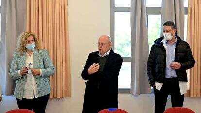 הרמת כוסית במרכז הרפואי לגליל לרגל קבלת אישור הפעלת האקמו. | אלי כהן