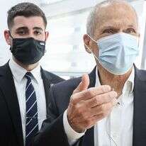 השר עמר בר-לב מעיד בעניין הבריחה מכלא גלבוע. | פלאש90