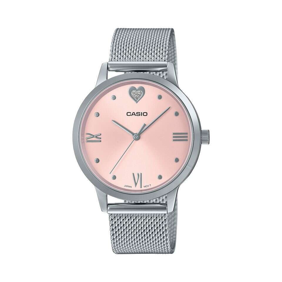 שעון לאישה מבית קסיו. 319 ש"ח. להשיג בחנויות השעונים המובחרות, | יחצ חול