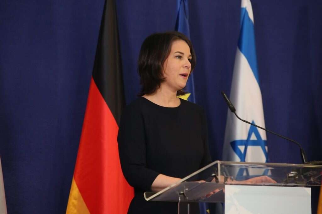 שרת החוץ של גרמניה, אנאלנה ברבוק. קרדיט מירי שמעונוביץ