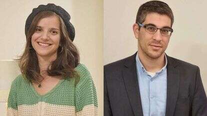 חיים הופרט ונריה שטאובר. | דוברות משרד הבריאות, נווה בן–שמואל