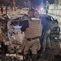 הזירה באשקלון. | דוברות המשטרה