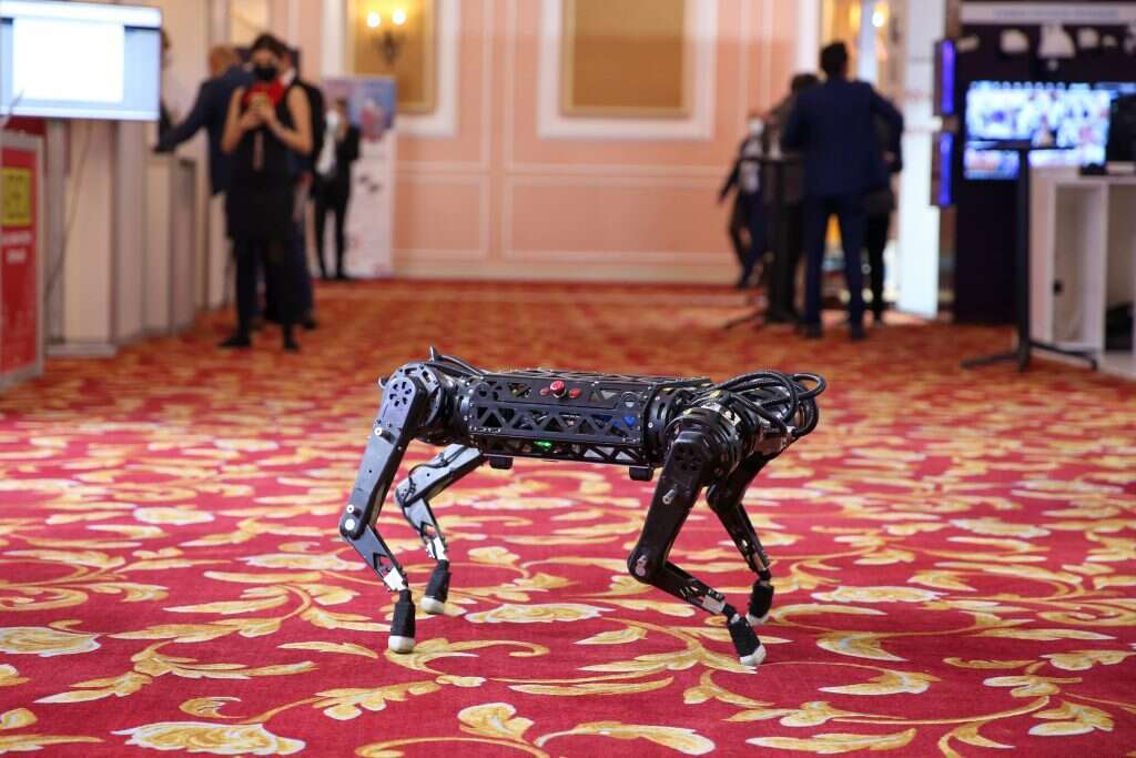 רובוט בתערוכה באנטליה, 2021. | גטי אימג'ס