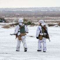 סיור שגרתי של חיילי צבא אוקראינה. | AFP