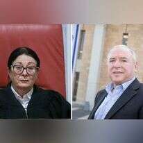 נשיאת העליון אסתר חיות וח"כ דוד אמסלם.אורן בן חקון, הדס פרוש/פלאש 90