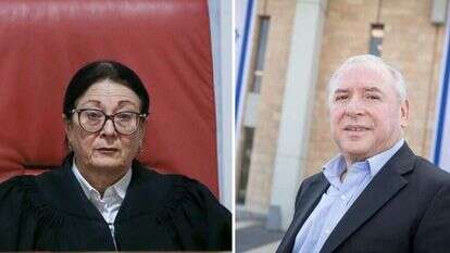 נשיאת העליון אסתר חיות וח"כ דוד אמסלם.אורן בן חקון, הדס פרוש/פלאש 90