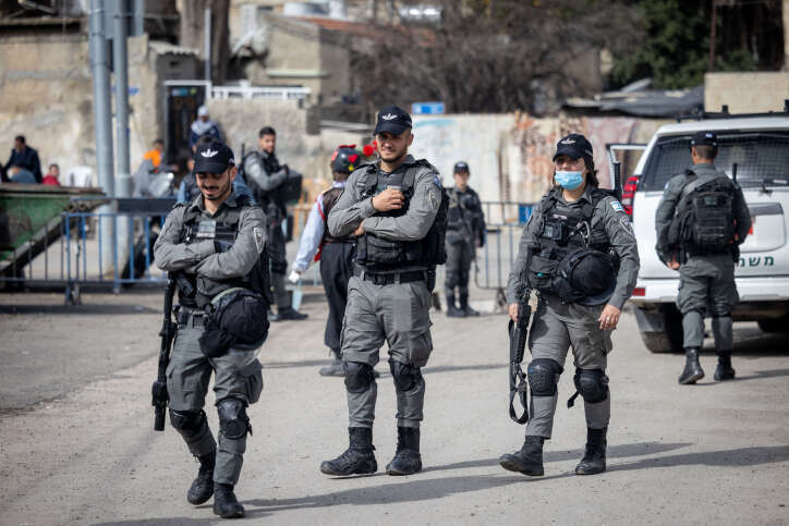 לוחמי מג"ב בשכונת שמעון הצדיק בירושלים. | יונתן זינדל/פלאש90