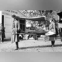 צוות רפואי וחלל שפעת, 1920 | גטי אימג'ס