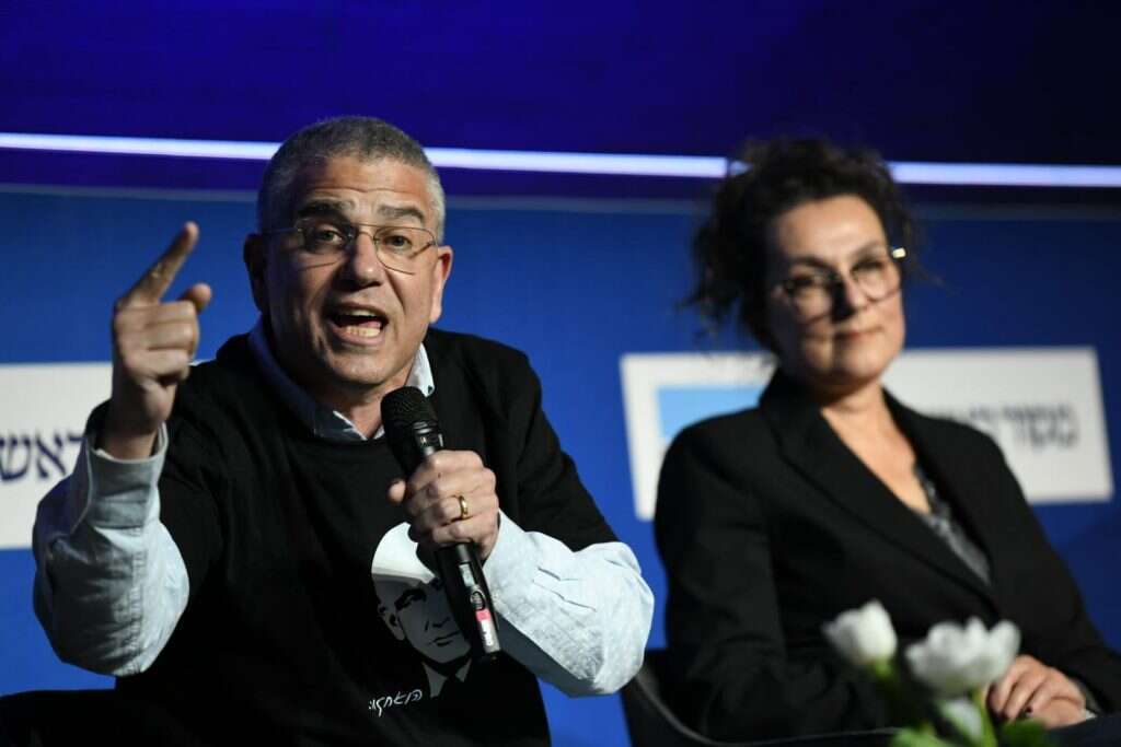 ינון מגל ועירית לינור בוועידת מקור ראשון. | שריה דיאמנט