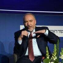 שר האוצר אביגדור ליברמן בוועידת מקור ראשון. | שריה דיאמנט
