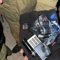 אמצעי לחימה גנובים שנתפסו בדרום. | דובר צה"ל