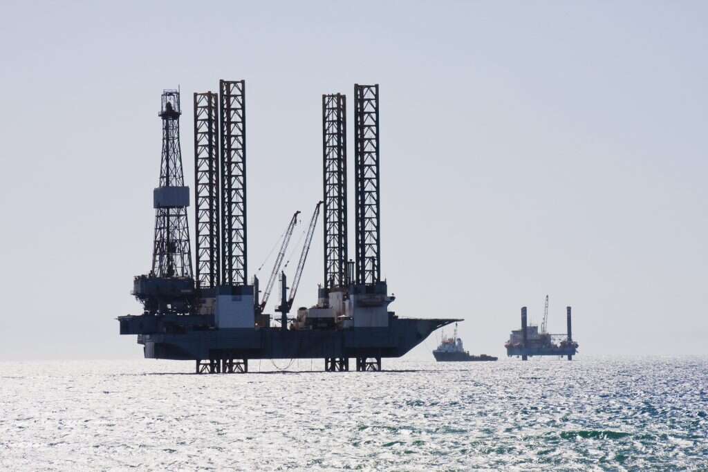 אסדת גז מצרית בים סוף. | גטי אימג'ס אסדת גז מצרית בים סוף. | גטי אימג'ס