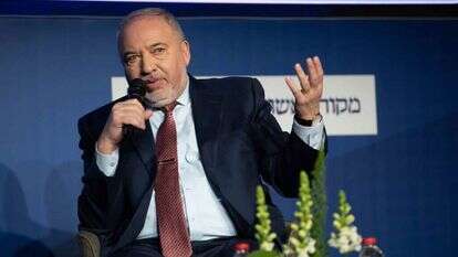 ליברמן בוועידת מקור ראשון, השבוע. | שריה דיאמנט