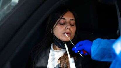 בדיקת קורונה בירושלים. | אוליבייה פיטוסי/פלאש90