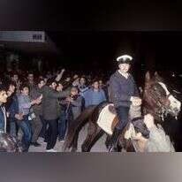 : הפגנת שלום עכשיו שבה נרצח אמיל גרינצווייג. | יוסי זמיר, פלאש 90