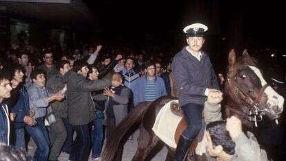 : הפגנת שלום עכשיו שבה נרצח אמיל גרינצווייג. | יוסי זמיר, פלאש 90