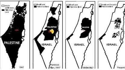 "נציגינו צריכים להראות מפות עם כל מה שנגזל מהעם היהודי, אבל הם אפולוגטים". התעמולה הפלסטינית הטוענת ששטחי "פלסטין" נגזלו בידי היהודים. איור: שאטרסטוק "נציגינו צריכים להראות מפות עם כל מה שנגזל מהעם היהודי, אבל הם אפולוגטים". התעמולה הפלסטינית הטוענת ששטחי "פלסטין" נגזלו בידי היהודים. איור: שאטרסטוק