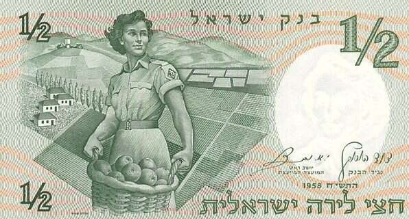 חיילת הנח"ל על רקע נוף העמק. | בנק ישראל