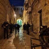 הפיגוע בעיר העתיקה, היום לפנות בוקר. | דוברות המשטרה