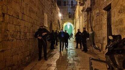 הפיגוע בעיר העתיקה, היום לפנות בוקר. | דוברות המשטרה