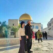 יאיר והודיה קהתי בהר הבית. | אור נחמיה אהרונוב