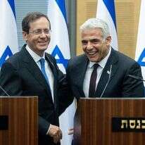 הרצוג ולפיד. יונתן זינדל, פלאש 90 (לשימוש חד פעמי)