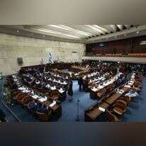 מליאת הכנסת. | יונתן זינדל פלאש90