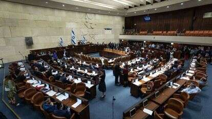 מליאת הכנסת. | יונתן זינדל פלאש90