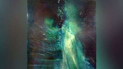 יורם רענן, "אסתר", אקריליק על קנבס, 1992 ־ 2004