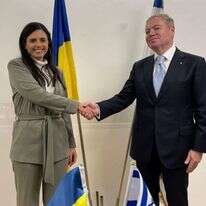 שקד בפגישה עם שגריר אוקראינה בישראל, בשבוע שעבר