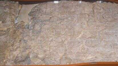 כתובת השילוח המוצגת במוזיאון העתיקות של איסטנבול. | דרור אבי