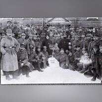 חיילים יהודים בצבא גרמניה חוגגים את חנוכה בחזית המזרחית, 1916. | Jewish Museum Frankfurt, S. Ajnwojner Collection