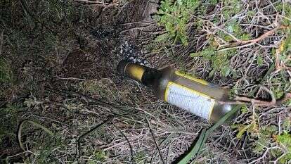 בקבוק תבערה שהושלך בשומרון. אילוסטרציה