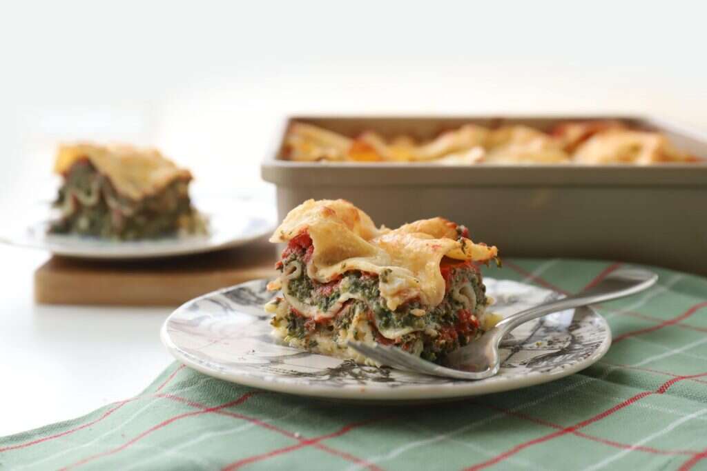 לזניה תרד סופר מהירה. | אפרת ליכטנשטט