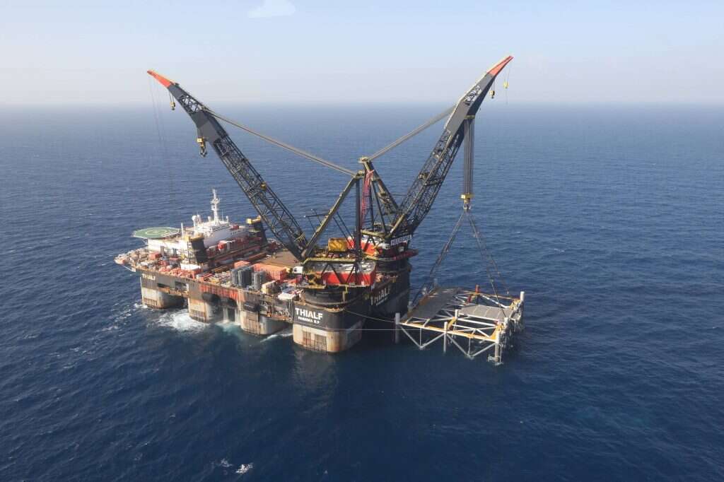 אסדת לווייתן. | מארק ישראל סלם