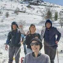 דפנה ז"ל עם ילדיה בחרמון, בחודש שעבר. | באדיבות המשפחה