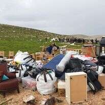 הרס בתים במעוז אסתר ואעירה שחר שבבנימין. | מועצה אזורית מטה בנימין