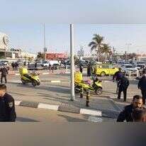 זירת הפיגוע בבאר שבע, אתמול. | מד"א