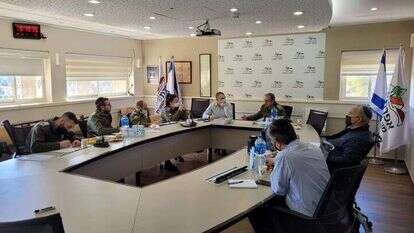 מפגש של עודד רביבי וראש המנה"ז באפרת. | מועצה מקומית אפרת