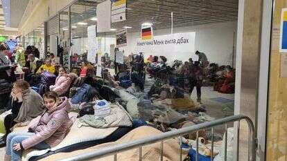 פליטים בגבול אוקראינה-פולין. | אילה ואורית סומר