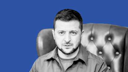 נשיא אוקראינה זלנסקי. | EPA