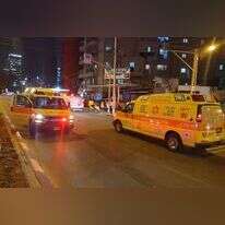 זירת האירוע בבני ברק. | מד"א