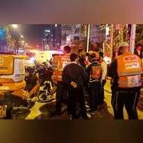 זירת הפיגוע בבני-ברק. | תיעוד מבצעי איחוד הצלה